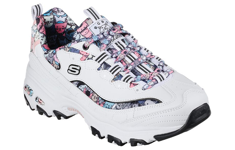 Lookbook (W) スケッチャーズ D'Lites ロー (ホワイト) 149636-WMLT