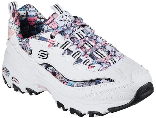 (Women) Skechers D'Lites Low 'White' 149636-WMLT Lookbook (Women) Skechers D'Lites Low 'White' 149636-WMLT