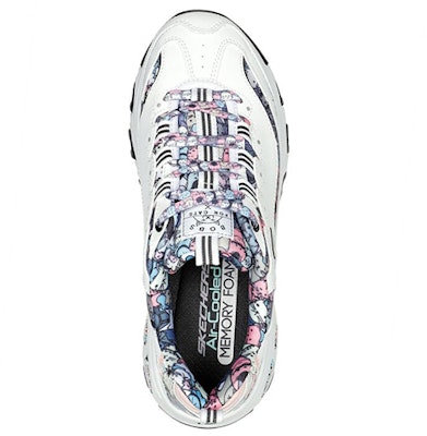 (Women) Skechers D'Lites Low 'White' 149636-WMLT Shop (Women) Skechers D'Lites Low 'White' 149636-WMLT