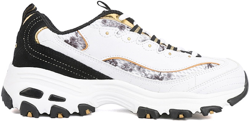 Skechers D‘Lites 低幫跑步鞋 女款 白黑 Order Skechers D‘Lites 低幫跑步鞋 女款 白黑