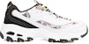 (W) Skechers D'Lites Kasut Lari Low-Top Putih/Hitam 99999957-WBGD