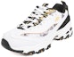 Lookbook (W) Skechers D'Lites Kasut Lari Low-Top Putih/Hitam 99999957-WBGD