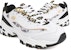 (W) Skechers D'Lites Kasut Lari Low-Top Putih/Hitam 99999957-WBGD