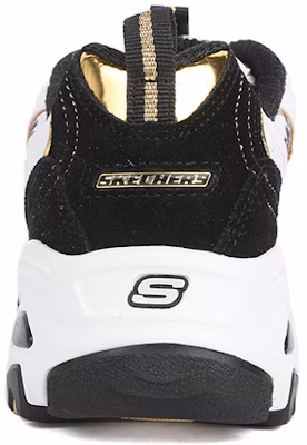 Skechers D‘Lites 低幫跑步鞋 女款 白黑 Details for Skechers D‘Lites 低幫跑步鞋 女款 白黑