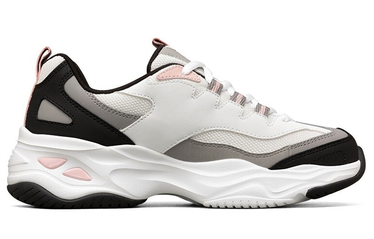 Order (W) Skechers D'Lites Zapatillas Low-Dad Blanco/Negro/Rosa 149492-WBPK