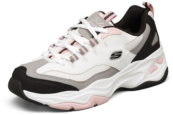(W) Skechers D'Lites Zapatillas Low-Dad Blanco/Negro/Rosa 149492-WBPK Lookbook (W) Skechers D'Lites Zapatillas Low-Dad Blanco/Negro/Rosa 149492-WBPK