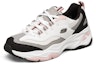 Lookbook (W) Skechers D'Lites Zapatillas Low-Dad Blanco/Negro/Rosa 149492-WBPK