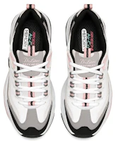 Shop (Women) Skechers D'Lites Low-Dad Shoes White/Black/Pink 149492-WBPK