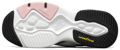 Purchase (Women) Skechers D'Lites Low-Dad Shoes White/Black/Pink 149492-WBPK