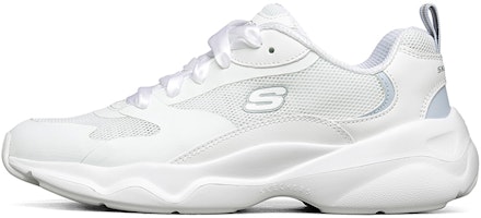 (Women) Skechers D'Lites Low 'White Blue' 88888415-WHT (Women) Skechers D'Lites Low 'White Blue' 88888415-WHT