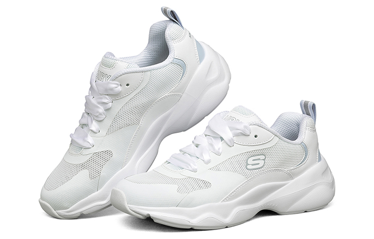 (W) Skechers D'Lites Low 'White Blue' 圖 2
