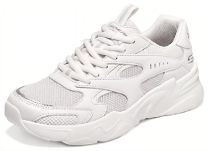 Skechers D'LITES 防滑減震 低筒 老爹鞋 女款 白色 Lookbook Skechers D'LITES 防滑減震 低筒 老爹鞋 女款 白色