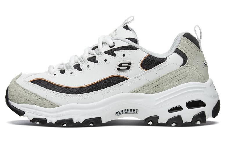 (Women) Skechers D'Lites Low 'White Grey' 66666179-WLGY