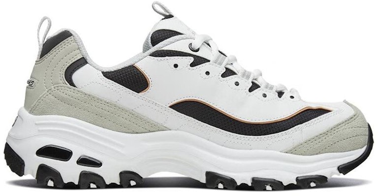 (Women) Skechers D'Lites Low 'White Grey' 66666179-WLGY Order (Women) Skechers D'Lites Low 'White Grey' 66666179-WLGY