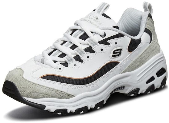 (Women) Skechers D'Lites Low 'White Grey' 66666179-WLGY Lookbook (Women) Skechers D'Lites Low 'White Grey' 66666179-WLGY