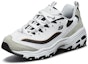Lookbook (W) Skechers D'Lites Rendah 'Putih Kelabu' 66666179-WLGY