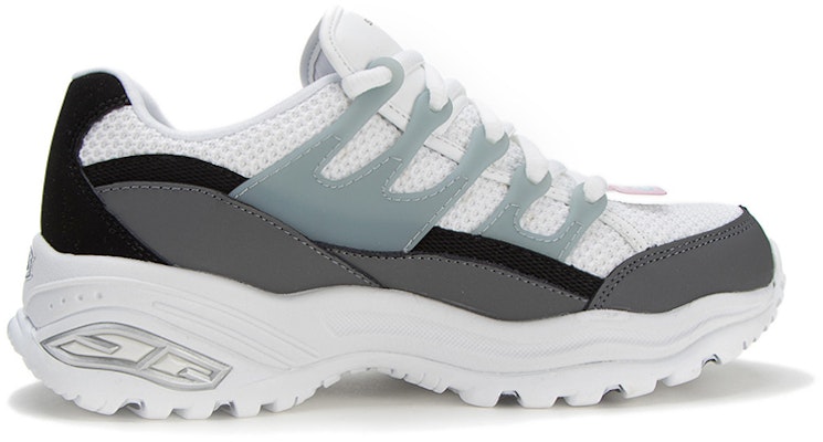 (W) Skechers D'Lites Sepatu Daddy Low-Top Putih/Abu-Abu 66666253-BKW Order (W) Skechers D'Lites Sepatu Daddy Low-Top Putih/Abu-Abu 66666253-BKW