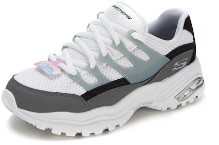 (W) Skechers 低帮老爹鞋 白/灰 66666253-BKW Lookbook (W) Skechers 低帮老爹鞋 白/灰 66666253-BKW