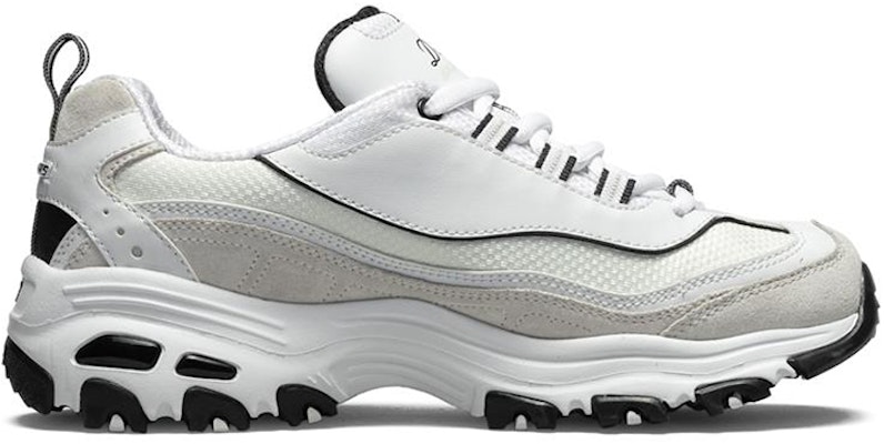Skechers D'LITES 黑白金 低筒 老爸鞋 女款 白灰 Order Skechers D'LITES 黑白金 低筒 老爸鞋 女款 白灰