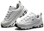 Lookbook Skechers D'LITES 黑白金 低筒 老爸鞋 女款 白灰