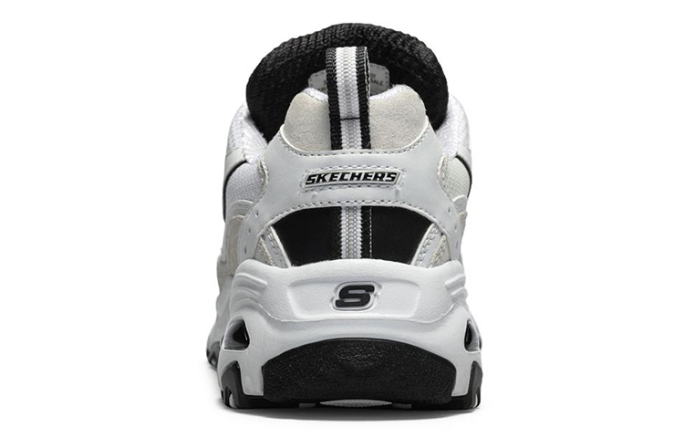 (W) Skechers D'Lites 1.0 Low Chunky Shoes White/Grey 圖 4