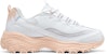 (W) Skechers D'Lites Rendah 'Putih Oren' 896192-WOR