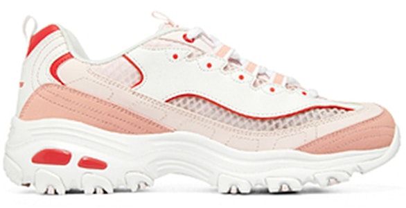 Skechers D‘lites 低筒舒適老爹鞋 女款 白粉 Order Skechers D‘lites 低筒舒適老爹鞋 女款 白粉