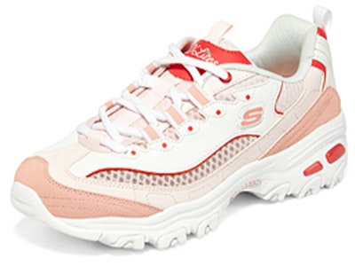 Skechers D‘lites 低筒舒適老爹鞋 女款 白粉 Lookbook Skechers D‘lites 低筒舒適老爹鞋 女款 白粉