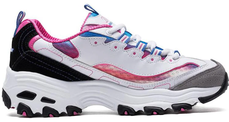 (W) Skechers D'Lites Low 'Putih Pink' 99999956-BKFS Order (W) Skechers D'Lites Low 'Putih Pink' 99999956-BKFS
