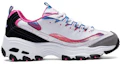 Order (W) Skechers D'Lites Low 'Putih Pink' 99999956-BKFS