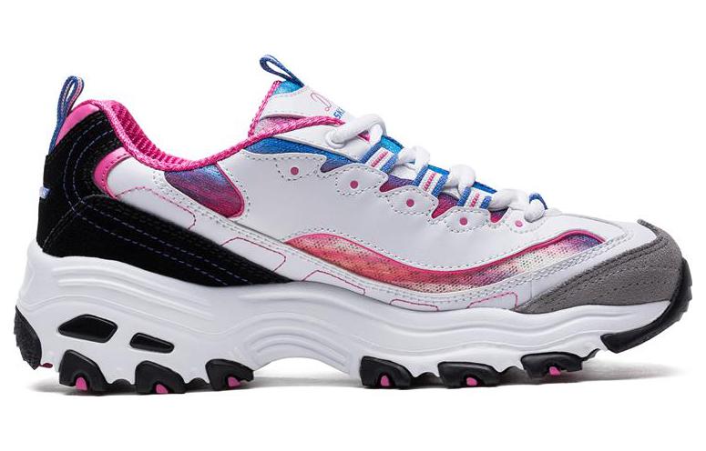 Order (W) Skechers D'Lites Low 'Putih Pink' 99999956-BKFS