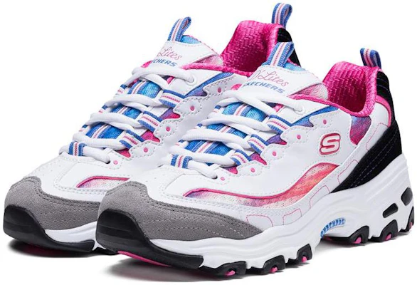 (W) Skechers D'Lites Low 'Putih Pink' 99999956-BKFS Lookbook (W) Skechers D'Lites Low 'Putih Pink' 99999956-BKFS