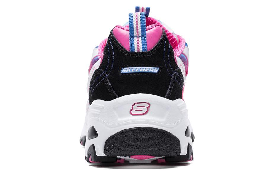 Shop (W) Skechers D'Lites Low 'Putih Pink' 99999956-BKFS