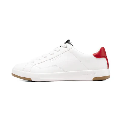 (W) Skechers D'Lites Low 'White Red'