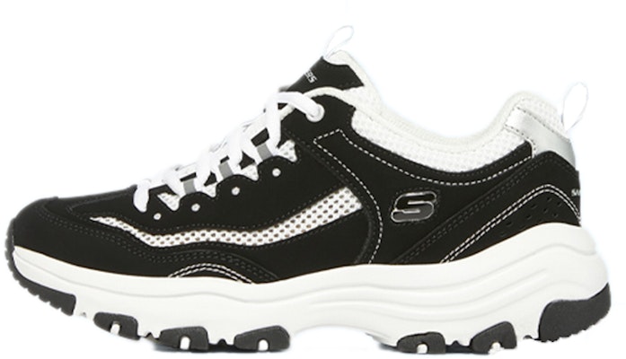 (W) Skechers D'Lites 'Hitam Putih' 8730065-BKW Buy (W) Skechers D'Lites 'Hitam Putih' 8730065-BKW