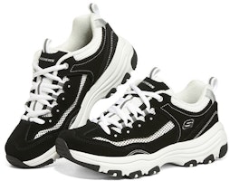 (W) Skechers D'Lites 'Hitam Putih' 8730065-BKW Order (W) Skechers D'Lites 'Hitam Putih' 8730065-BKW