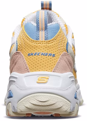 (Women) Skechers D'Lites 1.0 low running Shoes White/Yellow 13146-WYL Shop (Women) Skechers D'Lites 1.0 low running Shoes White/Yellow 13146-WYL