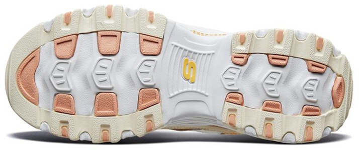 (W) Sepatu Lari Skechers D'Lites 1.0 Putih/ Kuning 13146-WYL Purchase (W) Sepatu Lari Skechers D'Lites 1.0 Putih/ Kuning 13146-WYL