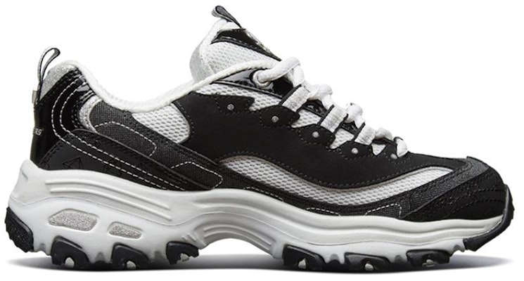 (Women) Skechers D'Lites 10th Anniversary Edition Diamond Panda Shoes Sneakers Black/White 12241-BKW Order (Women) Skechers D'Lites 10th Anniversary Edition Diamond Panda Shoes Sneakers Black/White 12241-BKW