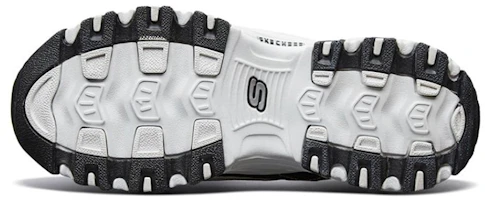 Purchase (Women) Skechers D'Lites 10th Anniversary Edition Diamond Panda Shoes Sneakers Black/White 12241-BKW