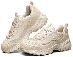 Skechers D‘LITES 珠珠熊 低筒 爸爸鞋 女款 乳白色 Lookbook Skechers D‘LITES 珠珠熊 低筒 爸爸鞋 女款 乳白色