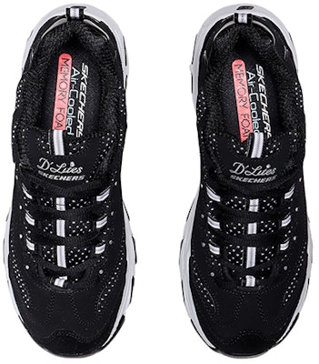 Skechers斯凱奇 D‘LITES 潮流百搭 低筒休閒運動鞋 女款 黑色 Shop Skechers斯凱奇 D‘LITES 潮流百搭 低筒休閒運動鞋 女款 黑色