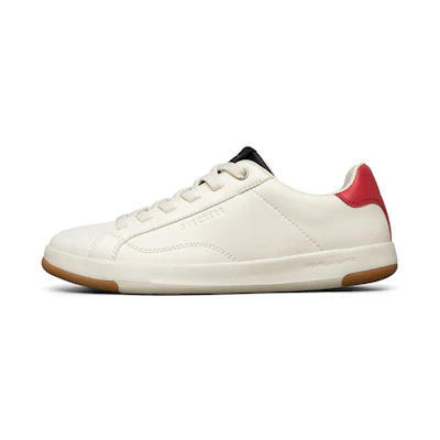 (W) Skechers D'Lites Low Top 'White Black Red'