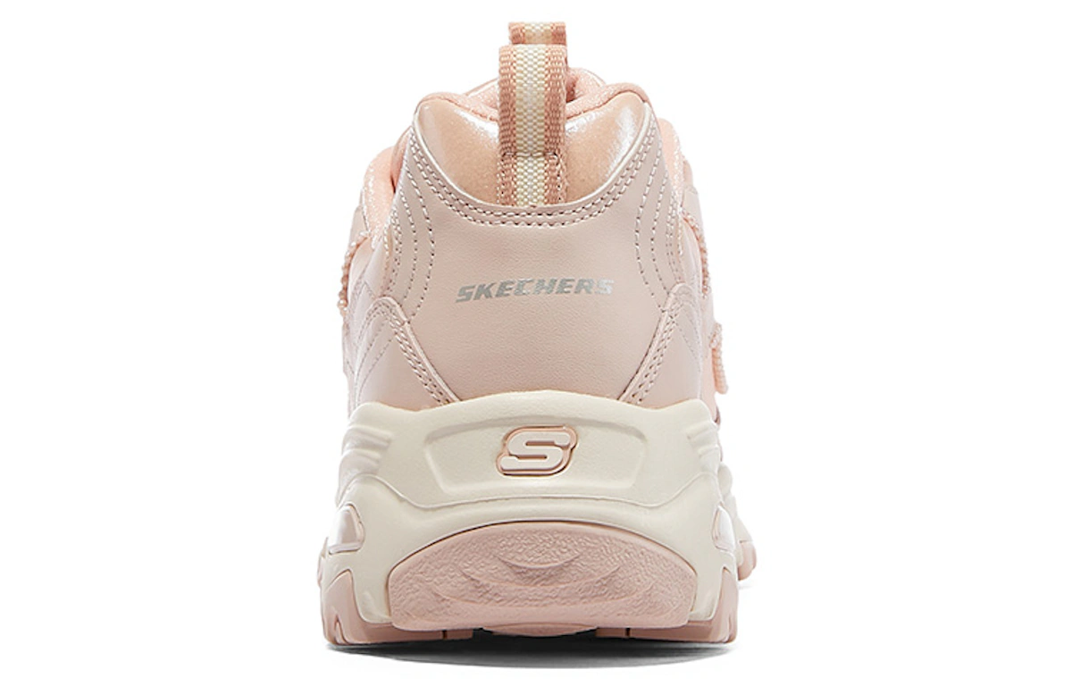 (Women) Skechers D'Lites 1.0 'Pink White'