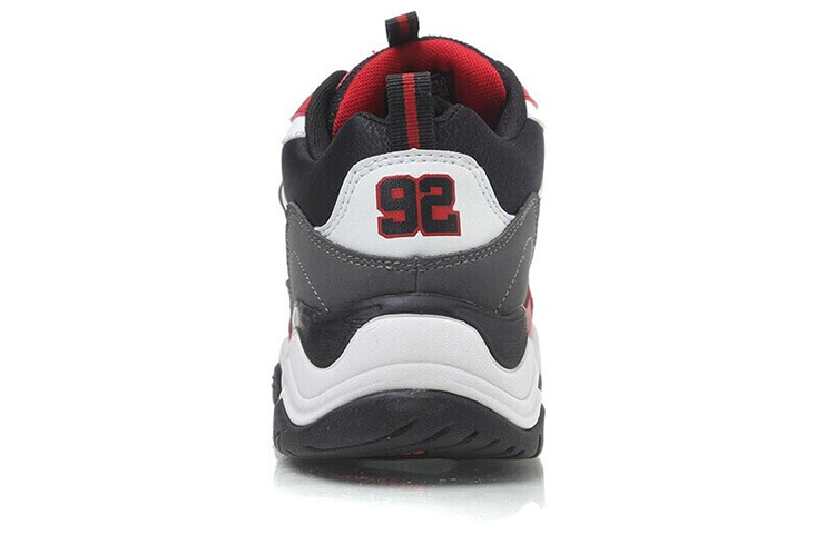 Shop Skechers D‘Lites Train 中幫老爹鞋 女款 紅黑