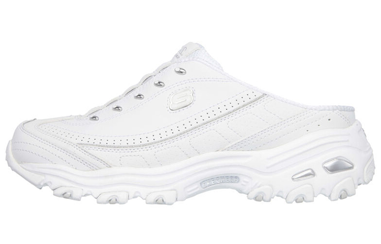 (W) Skechers D'Lites Mule 'Fashionable Low-Top White Daddy Shoe'