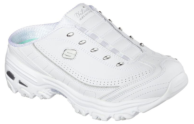 (W) Skechers D'Lites Mule 'Fashionable Low-Top White Daddy Shoe' 圖 3