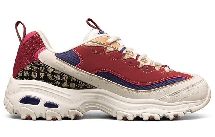 Order (W) Skechers D'lites 2021新年白红色运动鞋 66666348-MULT