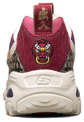 (W) Skechers D'lites 2021新年白红色运动鞋 66666348-MULT Purchase (W) Skechers D'lites 2021新年白红色运动鞋 66666348-MULT