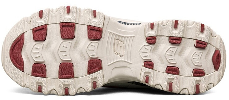 (W) Skechers D'lites 2021新年白红色运动鞋 66666348-MULT Details for (W) Skechers D'lites 2021新年白红色运动鞋 66666348-MULT